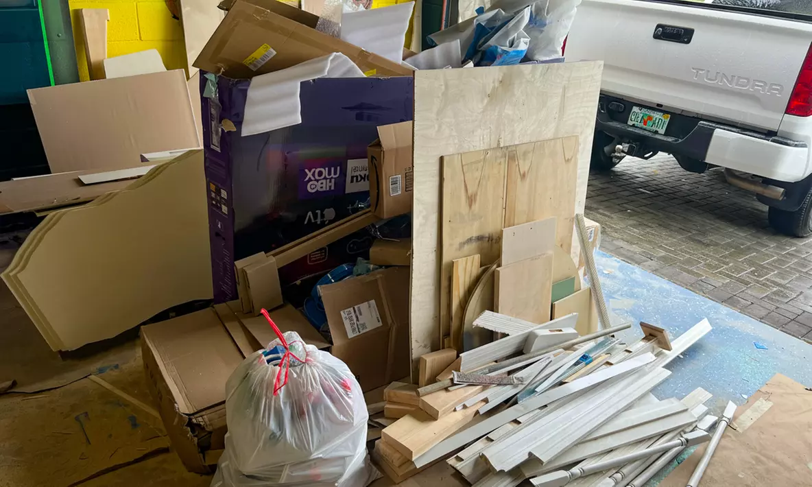 Declutter with ¼ Truck Junk Removal for Furniture, Household, & More