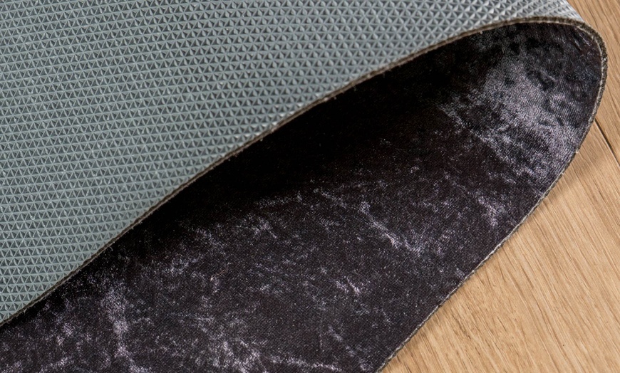 Image 8: Teppichläufer in Samt-Optik