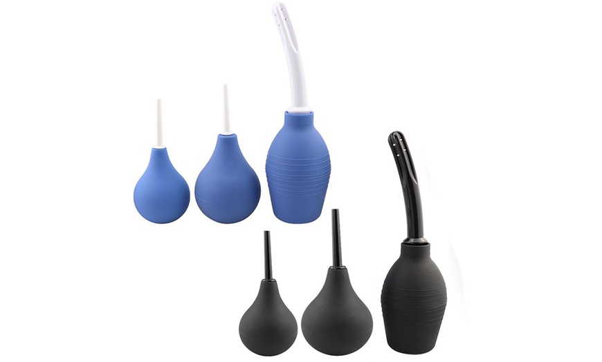 Image 6: Silicone Douche Anal Cleaner Kit