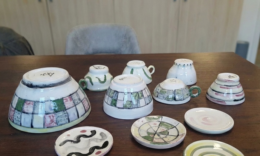 Image 4: Kreativer Keramik-Workshop „2er-Frühstücksset“ für 1 oder 2 Personen