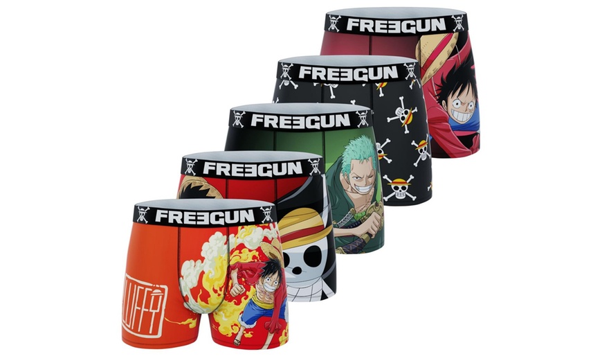 Image 8: Lot de 4 ou 5 boxers Freegun divers Cobranding pour homme