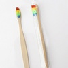 Image 12: 10-20Pcs Bamboo Toothbrush 100% Natural Organic Medium Bristle BPA-Free Bristles