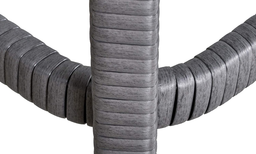 Image 21: Outsunny Woven Bistro Set with 2 Chairs and Table, Choice of Styles