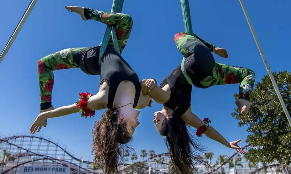 4 or 6 Aerial Classes for One or 4 Classes for Two at SD United (Up to 53% Off) - Primary Image