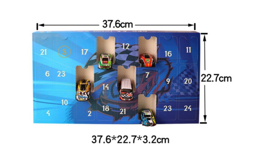 Image 5: 24-Day Race Car Advent Calendar, Limited Edition Racing Cars