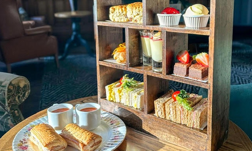 Image 1: Afternoon Tea with Gorgeous Garden Views at a 4-Star Country Hotel