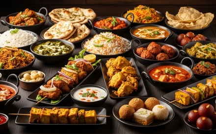 Für 1 Person: Indisches 2-Gänge-Veggie-Menü mit Vor- und Hauptspeise - Banaras Indisches Restaurant and Bar