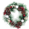 Image 5: Living And Home Christmas Artificial Wreaths, 30cm and 32cm Designs 