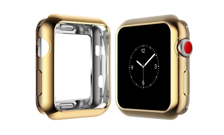 Image 8: Soft Flexible Anti-Scratch Resist Cover Protective Bumper Case for Apple Watch