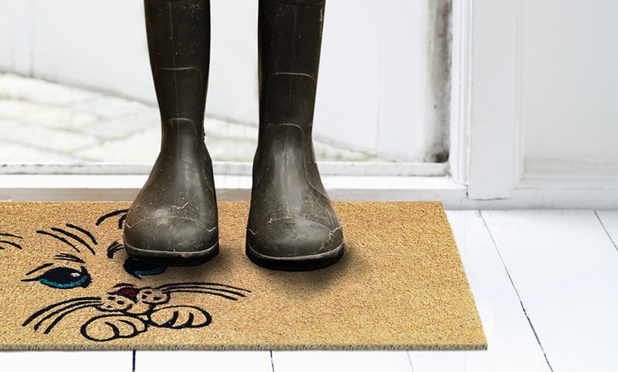 Image 62: Antislip kokosnoot deurmat