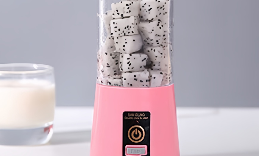 Image 4: Minibatidora portátil compacta y recargable, con regalo sorpresa