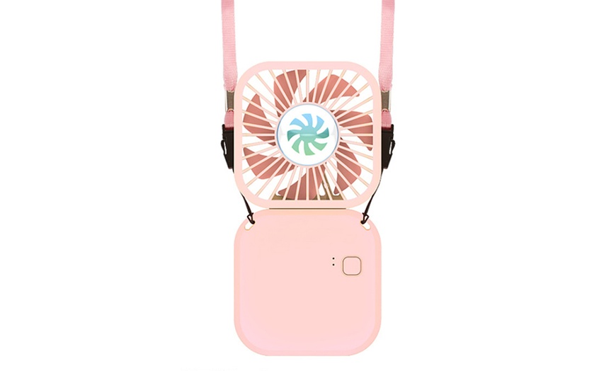 Image 6: Portable Folding Fan