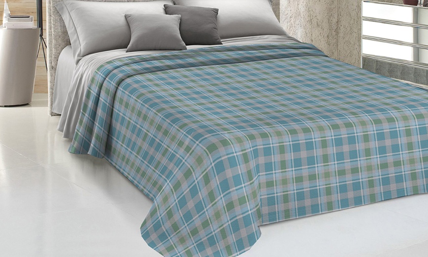 Image 9: Copriletto Pensieri Delicati 100% cotone Made in Italy