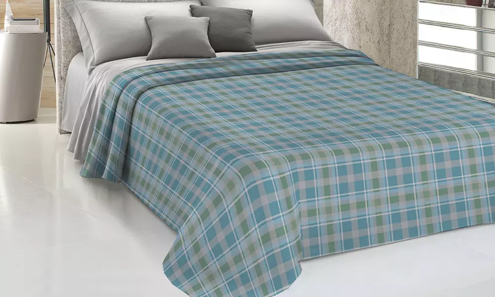 Copriletto Pensieri Delicati 100% cotone Made in Italy