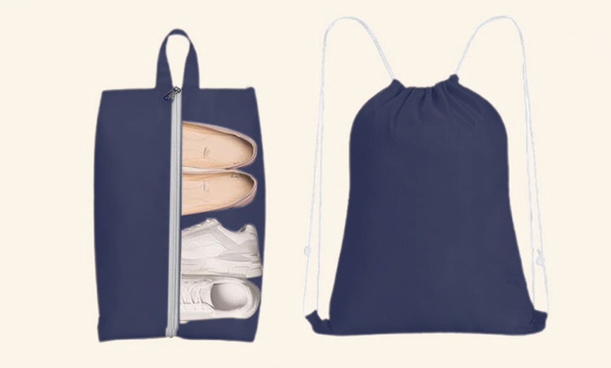 Image 12: 8 Set Packing Cubes and Compression Bags in Assorted Colours and Sizes