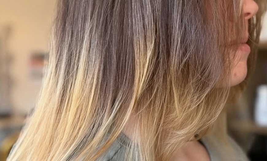 Image 4: Full Colour, Wash Dry Hair Colour/NanoPlasty Straightening- Short Hair