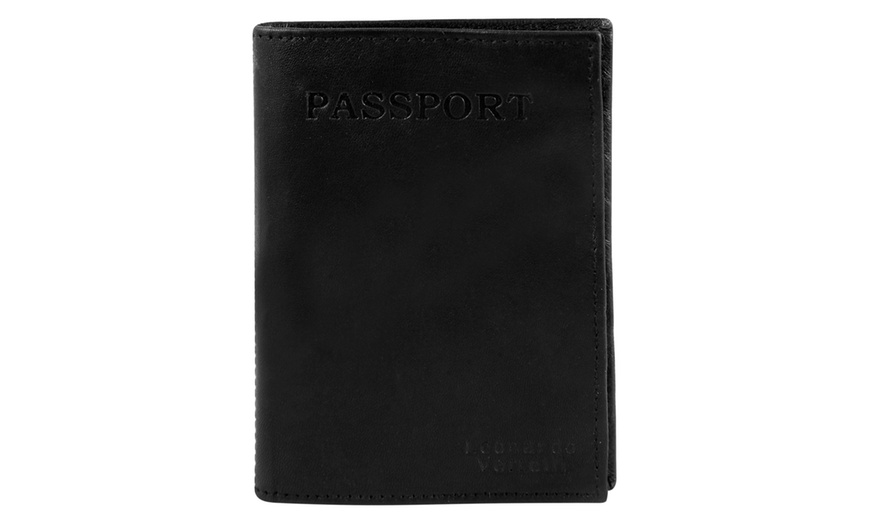 Image 5: Coffret cadeau en cuir Leonardo Verrelli