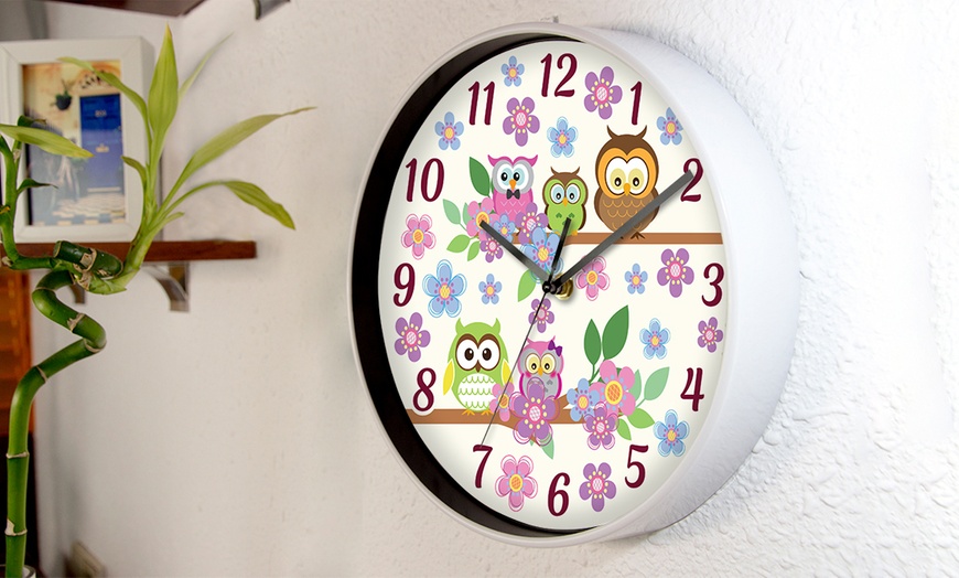 Image 14: Kid's Room Wall Clock