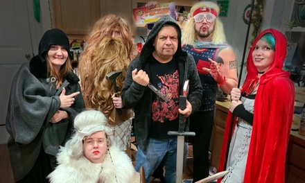 At-home Escape-room-style Murder Mystery: Death at the Dread Dragon Inn: A Fantasy Tavern Murder Mystery - For 4+ People - A Murder Among Us