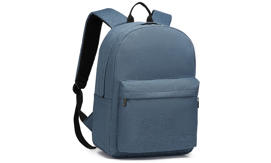 Image 15: Mochila escolar con correas acolchadas y múltiples bolsillos