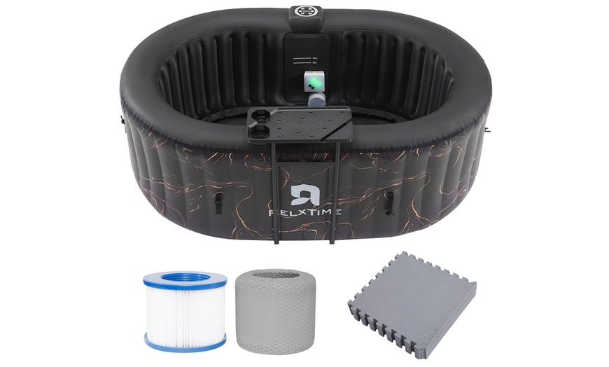 Image 2:  Opblaasbare ovale jacuzzi