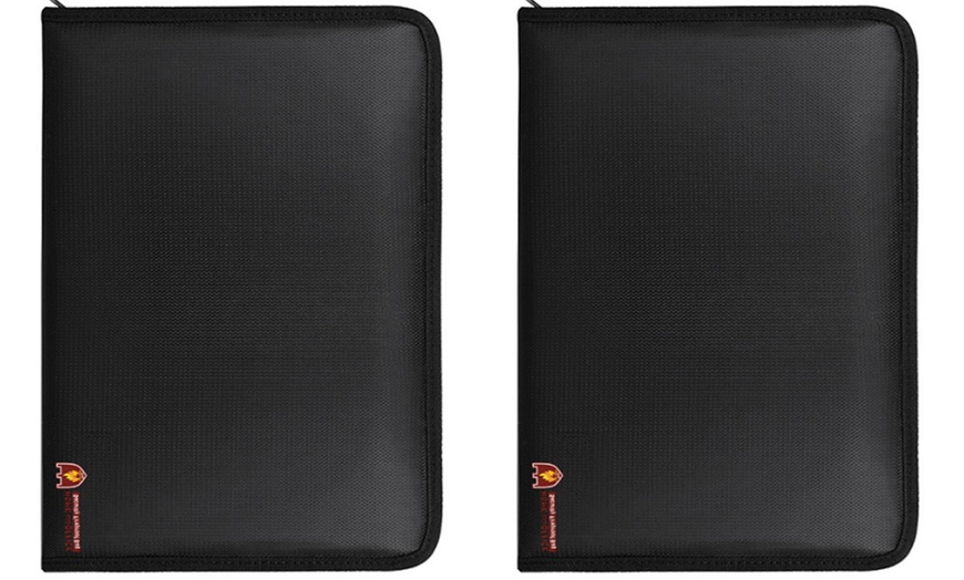 Image 2: One or Two Fireproof Document Bags