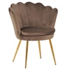 Image 23: Fauteuil coquillage en velours