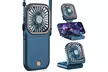 USB Foldable Personal Handheld Fan with Phone Bracket & Power Bank - Second Medium