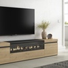 Image 1: Mueble TV avec cheminée électrique ou espace de rangement