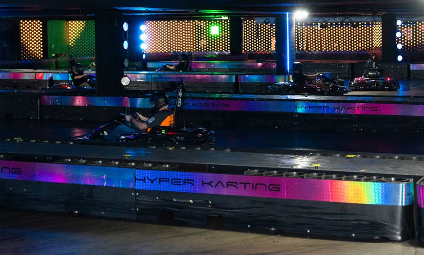 Image 5: Up to $200 to Spend at AU's Longest Indoor Electric Go-Kart Track