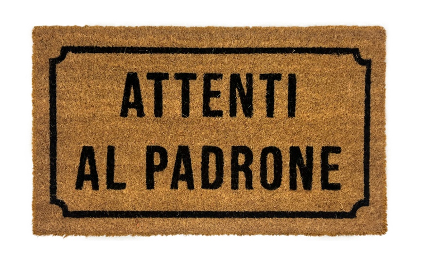 Image 2: Zerbino in cocco, con retro antiscivolo