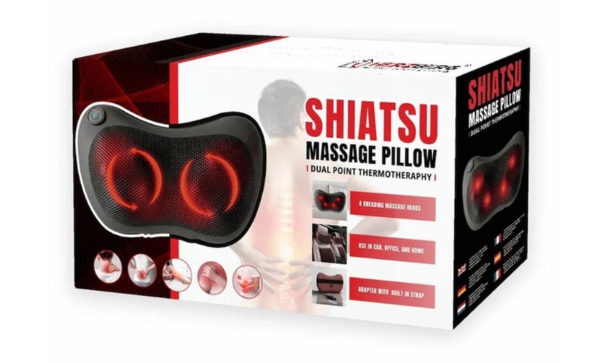 Image 6: Coussin massant chauffant "Shiatsu" d'Herzberg