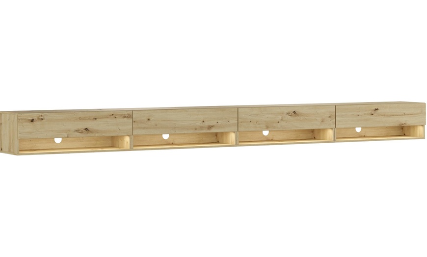 Image 10: Hängender TV-Schrank mit LED-Beleuchtung