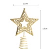 Image 20: Gold and Silver Star Christmas Tree Toppers