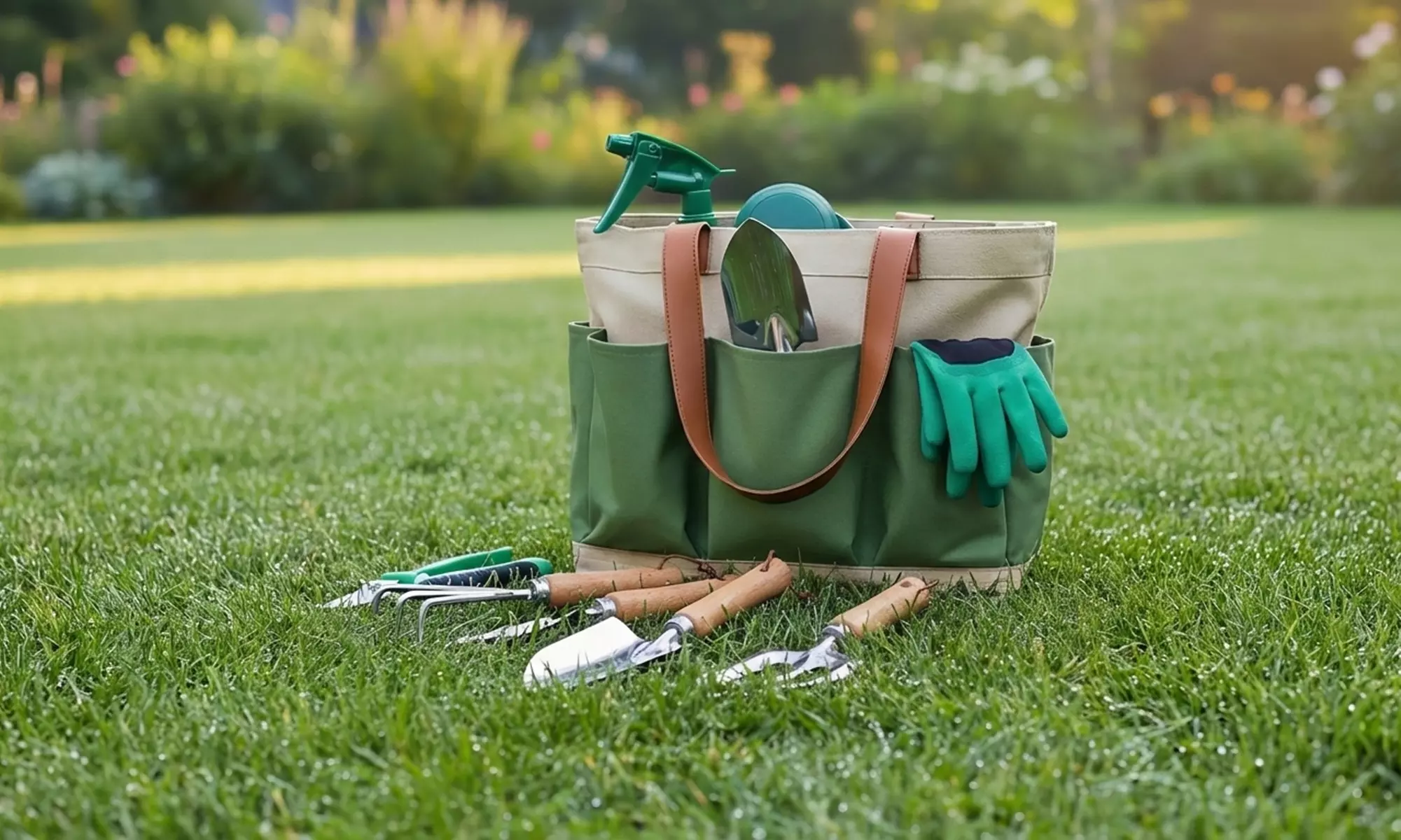 Set 10 attrezzi da giardinaggio in acciaio inox