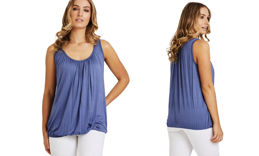 Image 4: Ruched Neck Balloon Vest