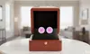 10k White Gold Plated 3 Ct Round Created Tourmaline Halo Stud Earrings