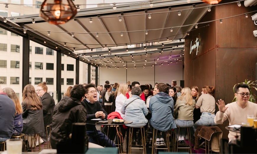 Image 4:  Beer and Wine at The Stolen Gem Rooftop Bar