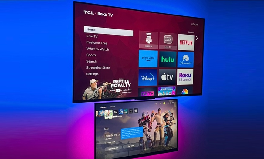 Image 13: TV Mounting for Up to 65'' or 85" w/ or w/o Wires Concealed In Wall 