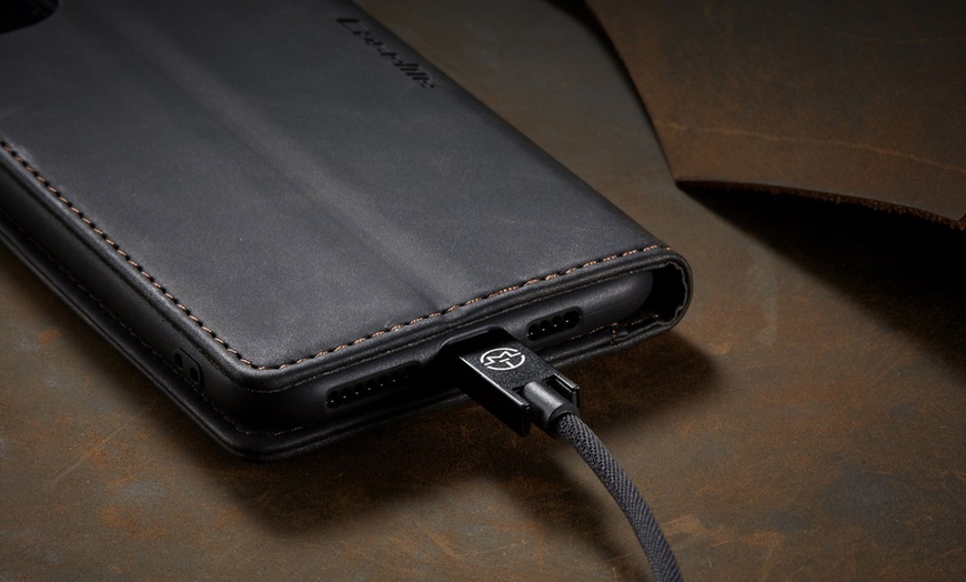 Image 3: CASE ME Flip Wallet Case With Card Solt For iPhone 11,11 Pro or 11 Pro Max