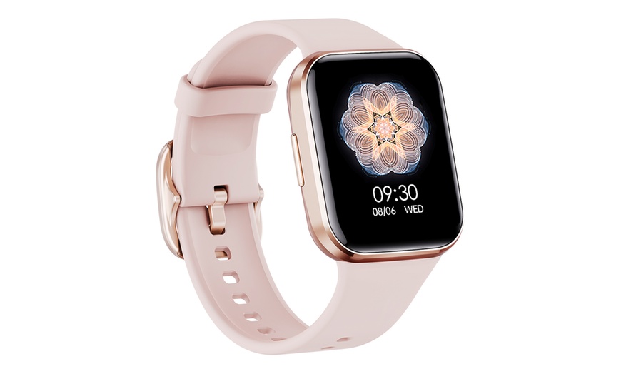 Image 8: Bluetooth 5.0 Smart Watch 1.6" TFT 2.5D Touch Screen BPM Temperature