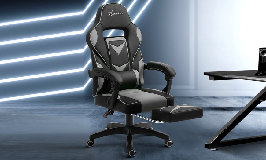 Image 8: Pro Gaming Recliner Chair