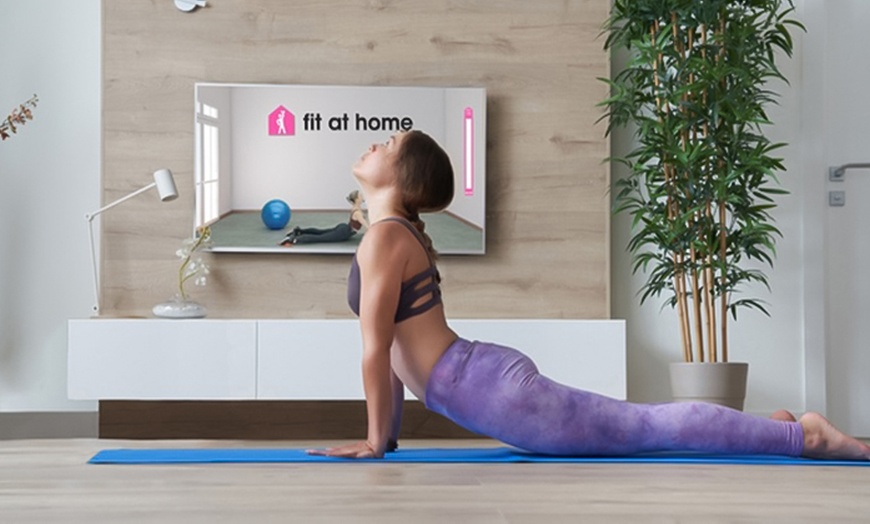 Image 4: Online Workouts Anytime Anywhere with 1, 3, or 12 Month Fit at Home