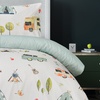 Image 6: Luxury Soft Reversible Camping Retreat Duvet Cover and Pillowcases
