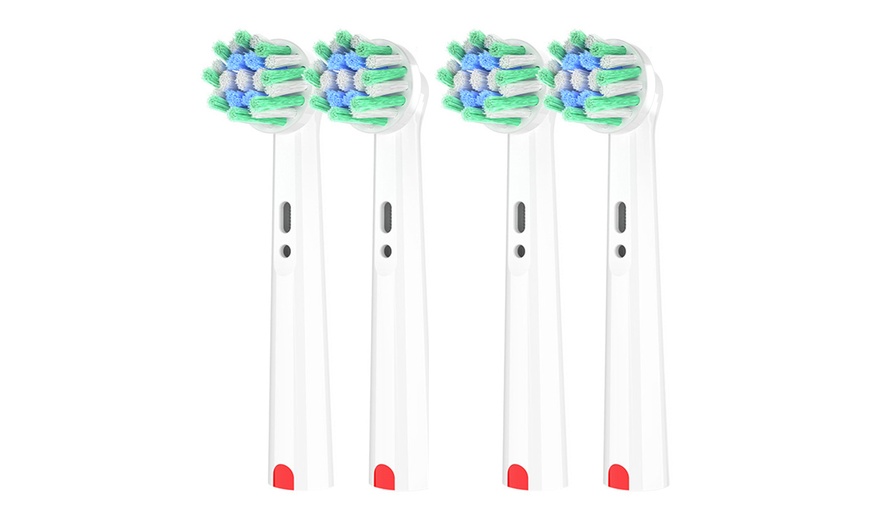 Image 3: 4Pcs Replacement Toothbrush Heads for Oral-B