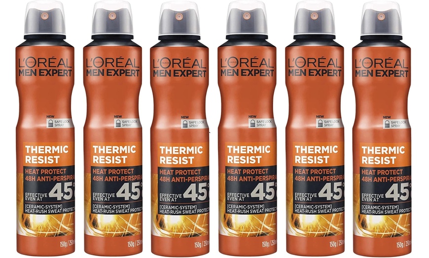 Image 7: Six-Pack of L'Oreal Men Expert Deodorant Body Sprays 250ml