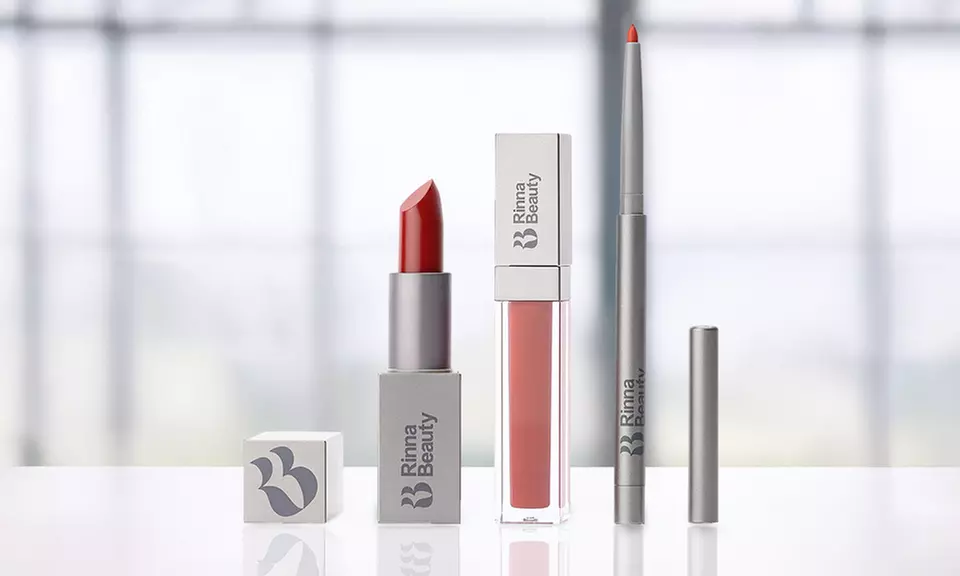 Rinna Beauty Icon Lip Kit - All-in-one Lip Kit Lipstick, Lip Gloss & Lip Liner