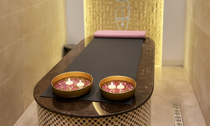Image 2: Get 60-Min Moroccan Bath w/ Hot Oil/Scrub or Full Body Spa Treatment