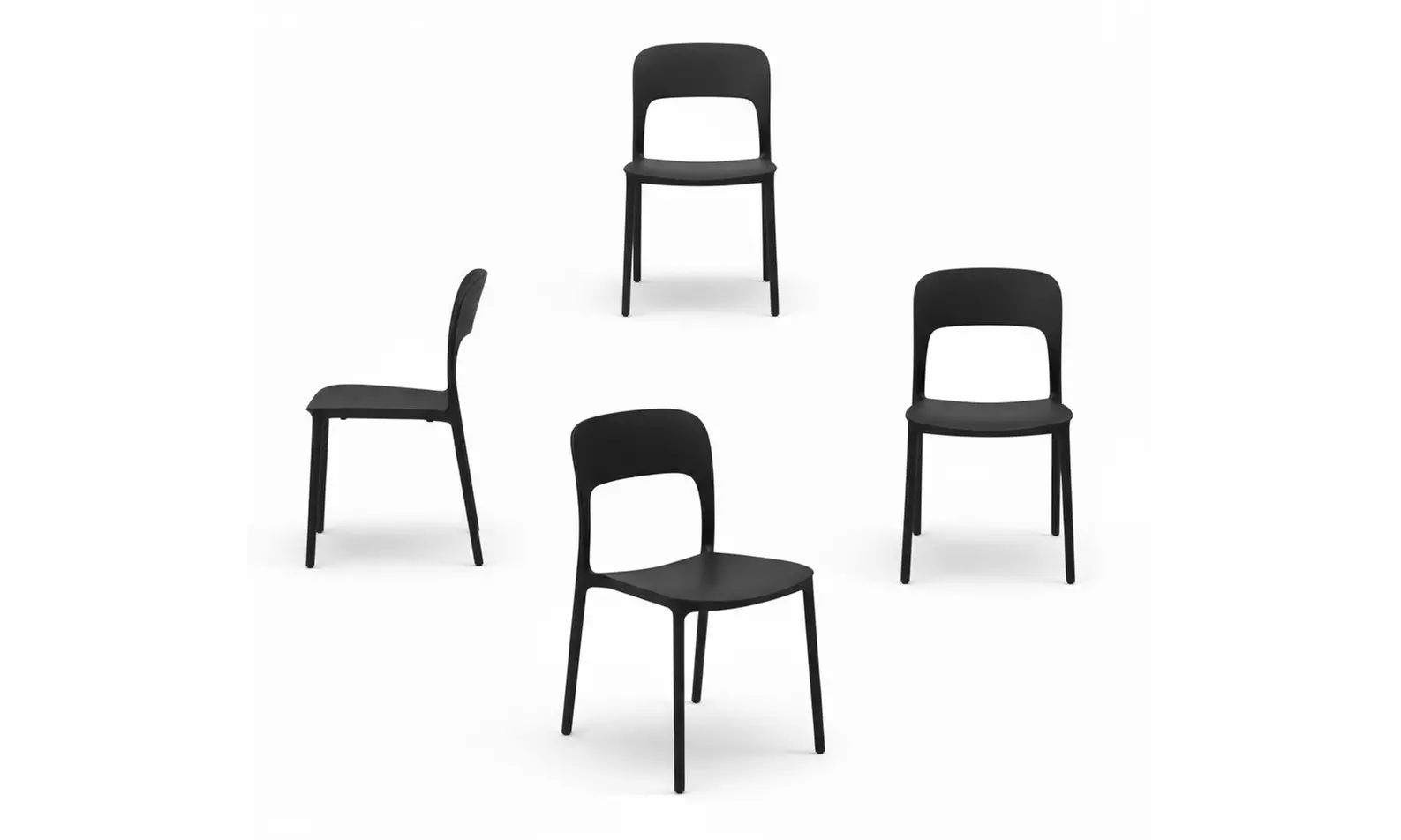 Set di 4 sedie da esterno