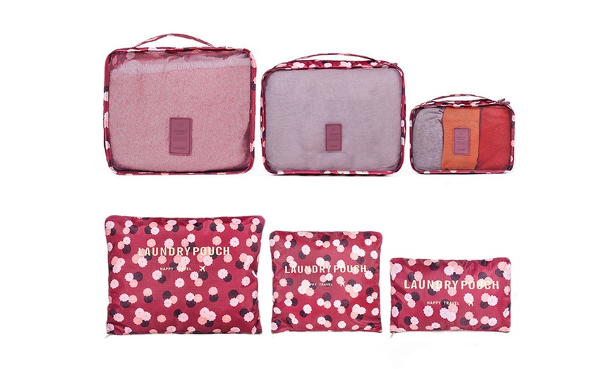 Image 3: 6-Pc Luggage Organiser Set